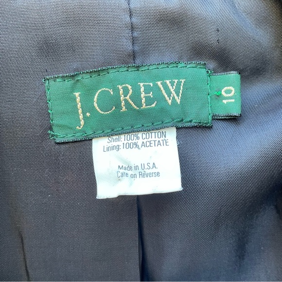 J.Crew Velvet Jacket Blazer, Black, Size 10 - Picture 5 of 5